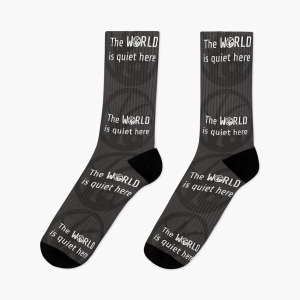 Item preview, The world is quiet here dark grey designed and sold by Goatonfire.