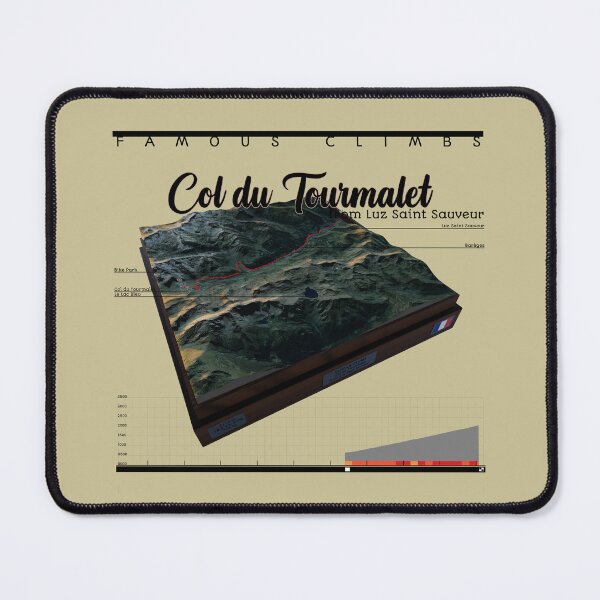 Item preview, FAMOUS CLIMBS - Col du Tourmalet - from Luz Saint Sauveur designed and sold by André Cremers.