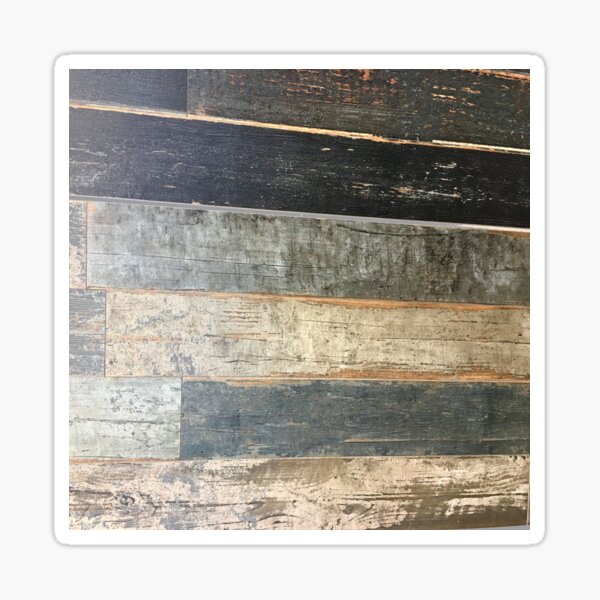 distressed beach rustic country farmhouse chic teal barn wood Sticker