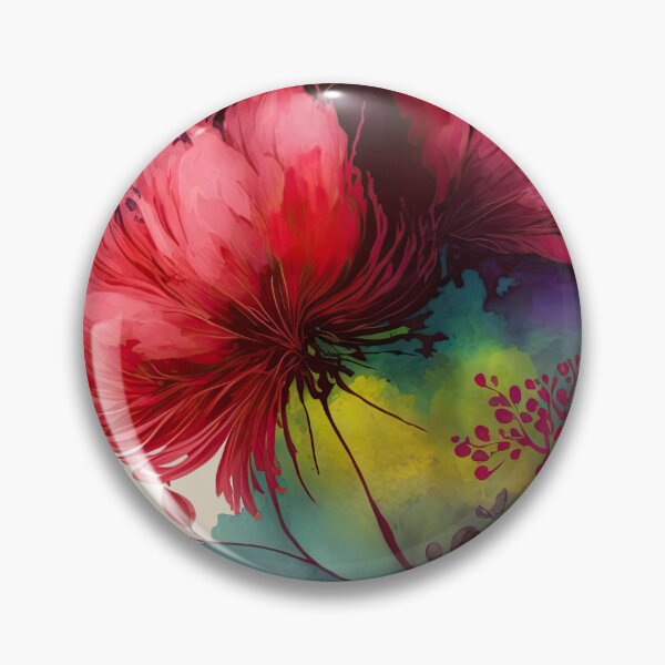 Item preview, Blooming Twin Flowers designed and sold by BrushBubble.