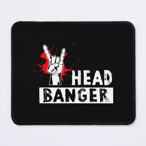 Item preview, Headbanger - With Horns Up - Dark designed and sold by StarWheelzCo.