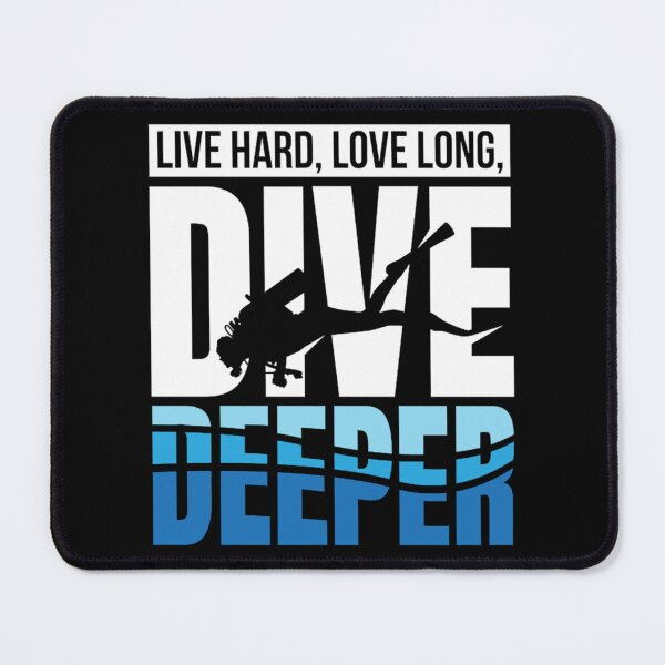 Item preview, live hard love long dive deeper diver designed and sold by StarWheelzCo.