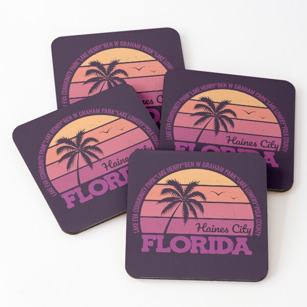 Item preview, Haines City Florida Sunset Retro Vintage Local Pride Logo  designed and sold by CRHPOD20.