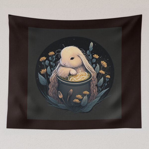 Item preview, Bunny with a Pot of Honey designed and sold by amazing1designs.