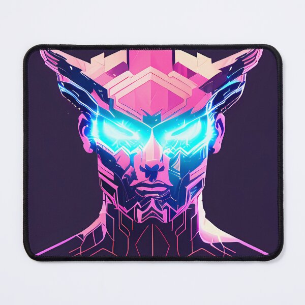Item preview, Egyptian Cat God Bastet Cyberpunk Sticker Design - Futuristic Feline Deity Art for Laptop, Water Bottle, and More! designed and sold by Mytho Merch.