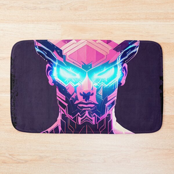 Item preview, Egyptian Cat God Bastet Cyberpunk Sticker Design - Futuristic Feline Deity Art for Laptop, Water Bottle, and More! designed and sold by Mytho Merch.