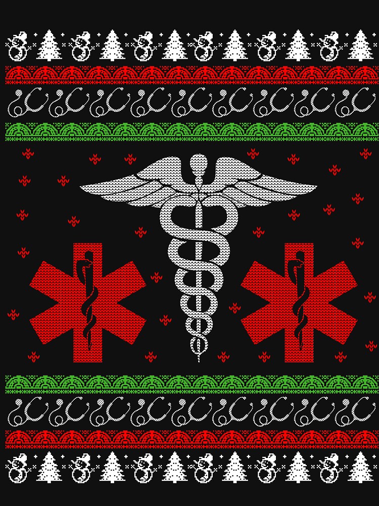 Medical christmas outlet sweater