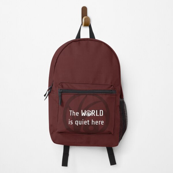 Item preview, The world is quiet here wine red designed and sold by Goatonfire.