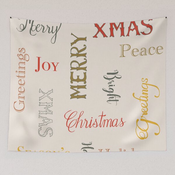 Item preview, Holiday Text Warm Wishes designed and sold by Jean-Pham.