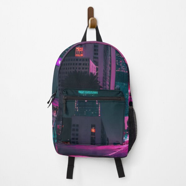 Item preview, "Futuristic Night View of Illuminated Los Angeles" designed and sold by DesignerDuds.