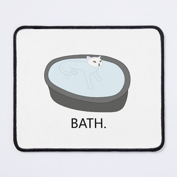 Item preview, Bath cat Melvin designed and sold by Kittymaker69.