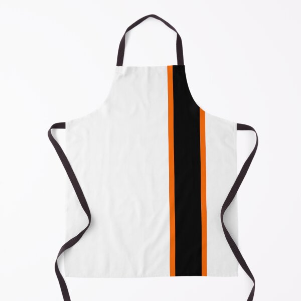 Item preview, Luton Town Retro Home 1977 -78 White and Orange White Black Bars designed and sold by Sporting Colour.