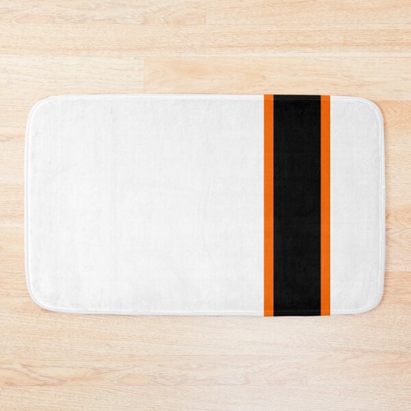 Item preview, Luton Town Retro Home 1977 -78 White and Orange White Black Bars designed and sold by Sporting Colour.