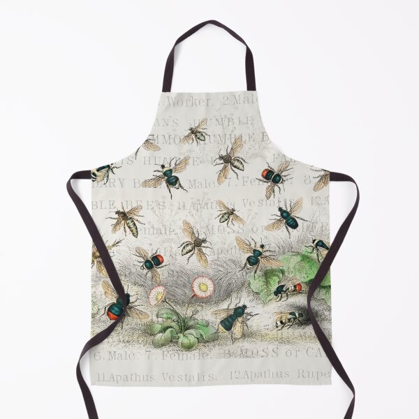 Item preview, Bee Honey Worker Queen Nature Antique Illustration designed and sold by antiqueart.