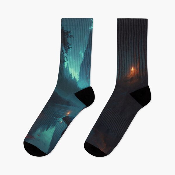 Item preview, Midnight Stroll: A Serene Monochrome designed and sold by oanaunciuleanu.