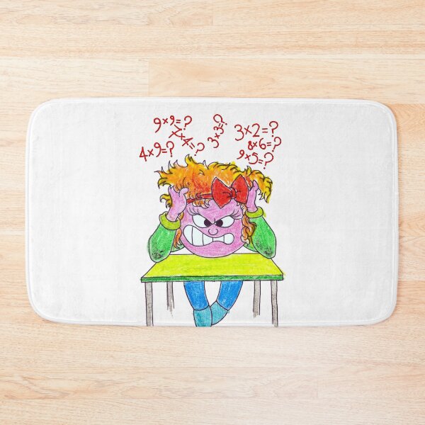 Item preview, Little girl enraged at times tables designed and sold by MadeBySicilian.