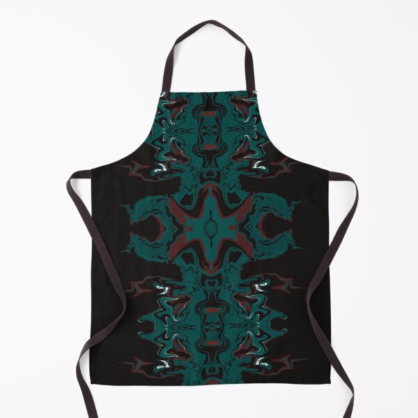 Item preview, Tactikles teal fluid abstract art acrylic  designed and sold by chuckletuckle.