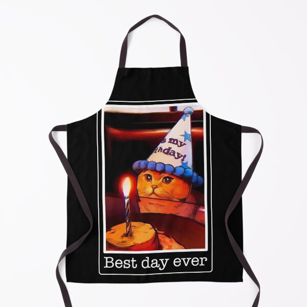 Item preview, Cat meme birthday funny cake, best day, it's my party designed and sold by Submarinepop.