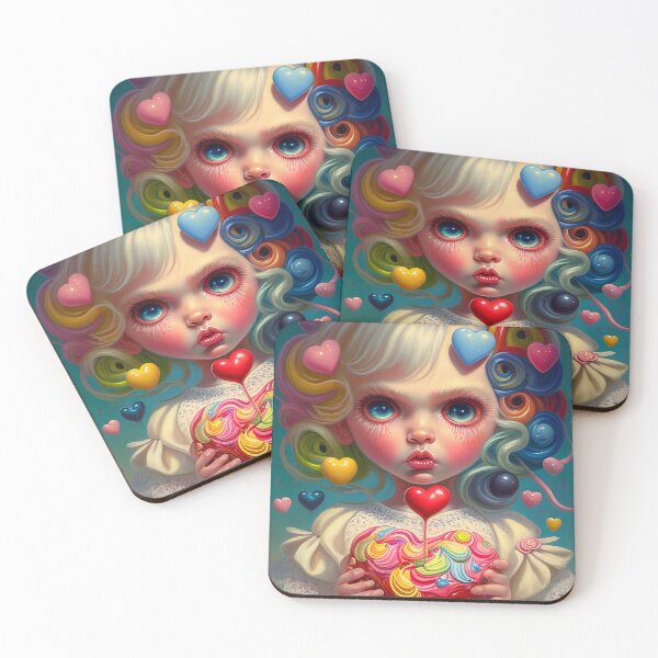 Item preview, Big Eye Girl Candy Art Bag designed and sold by Art.Fusion.Studio.