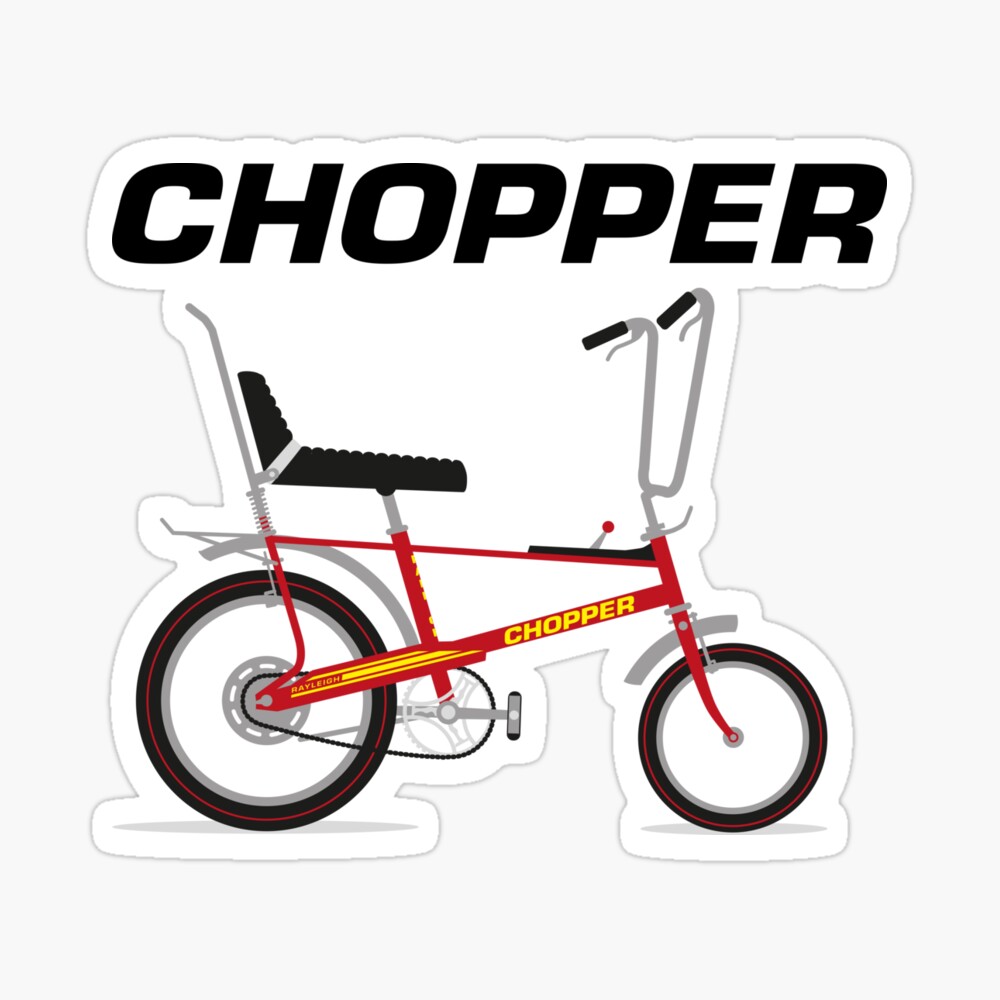 raleigh chopper stickers