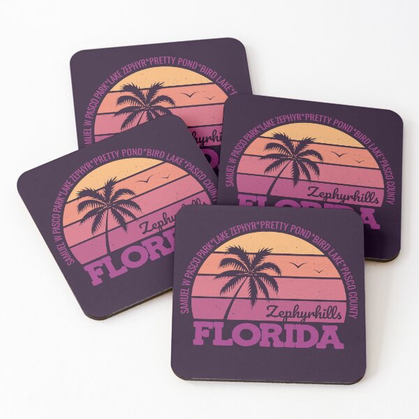 Item preview, Zephyrhills Florida Sunset Retro Vintage Local Pride Logo  designed and sold by CRHPOD20.