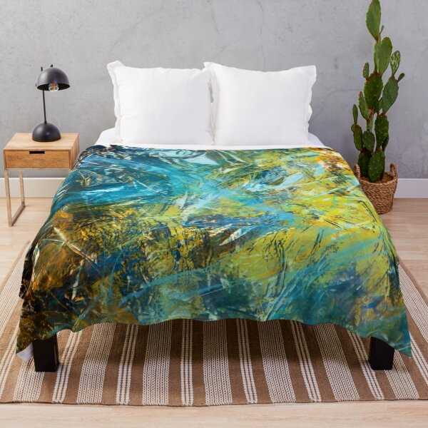 Item preview, Shimmers of Blue -Abstract designed and sold by tomorrowsart.