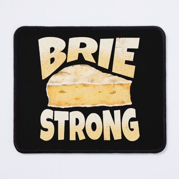 Artikelvorschau, Brie Strong - Lustiges Käse-Wortspiel entworfen und verkauft von TheButtonCrew.