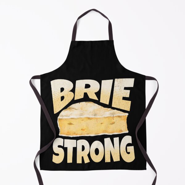 Item preview, Brie Strong - Funny Cheese Pun designed and sold by TheButtonCrew.