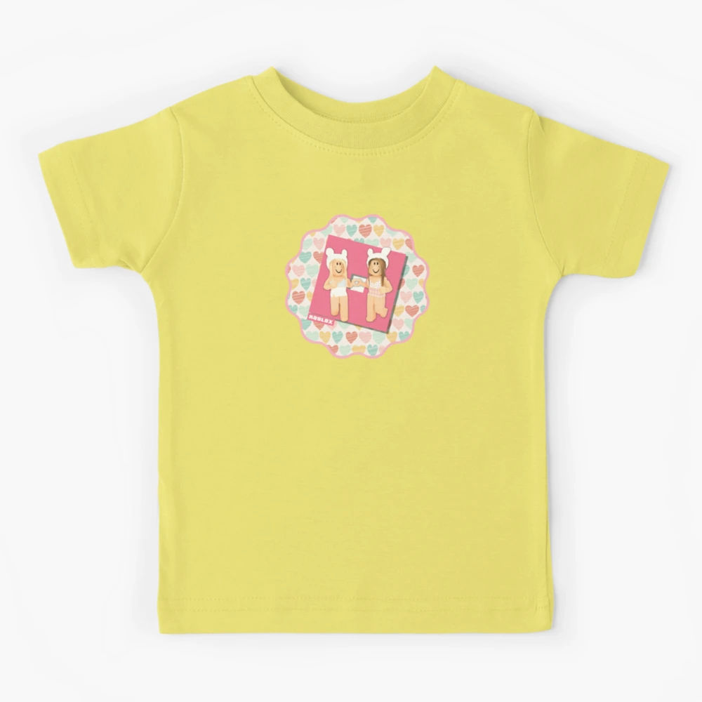 Soft pink roblox girl with yellow accessories