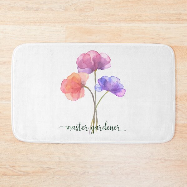 Item preview, Master Gardener Watercolor Flowers designed and sold by heartsake.