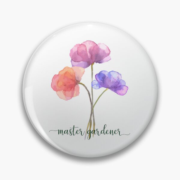 Item preview, Master Gardener Watercolor Flowers designed and sold by heartsake.