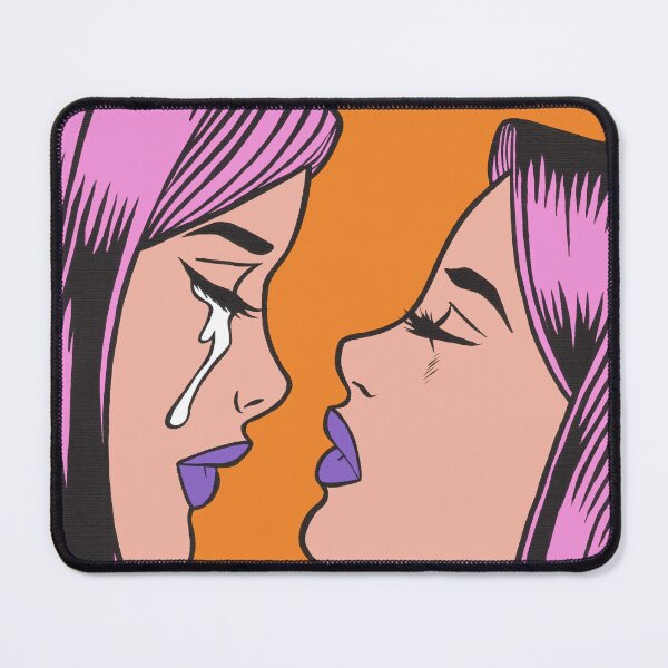 Item preview, Pink Crying Comic Girl Twins designed and sold by turddemon.