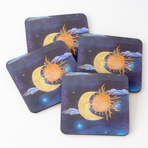 Item preview, the sun and moon as lovers designed and sold by gabyluz.