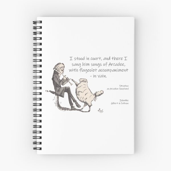 Item preview, Iolanthe - Strephon an Arcadian shepherd. Illustration by Bab designed and sold by Lifes-a-boon.