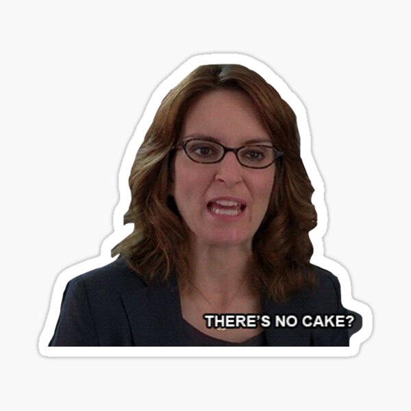 Liz Lemon Cake Sticker