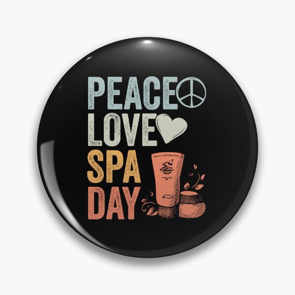 Item preview, Peace Love Retro Spa Day Appreciation For A Girls Spa Trip designed and sold by Nessshirts.