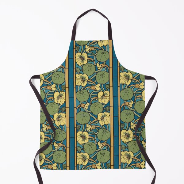 Item preview, Vintage Art Nouveau Blue Floral designed and sold by antiqueart.