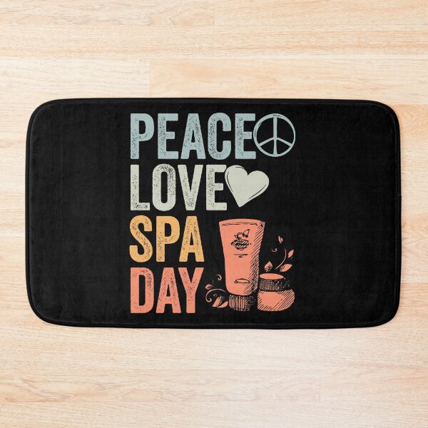 Item preview, Peace Love Retro Spa Day Appreciation For A Girls Spa Trip designed and sold by Nessshirts.