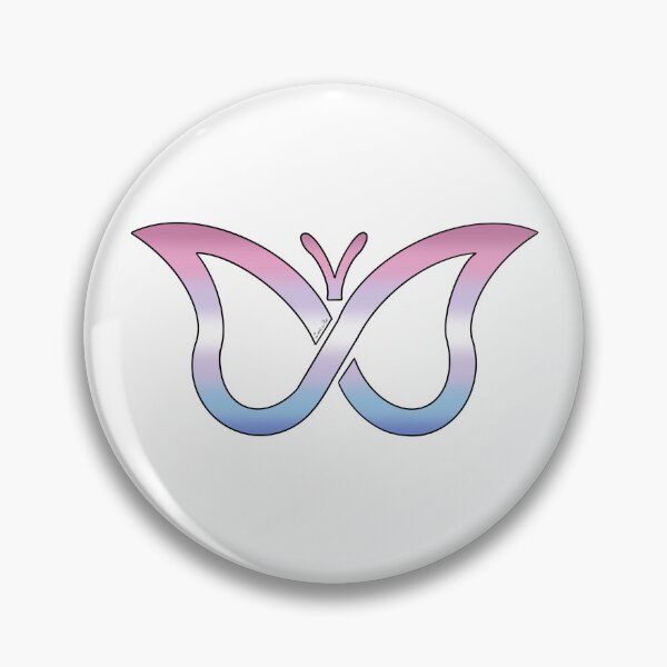 Item preview, ADHD and Bigender Pride Butterfly designed and sold by Zeons-Art.