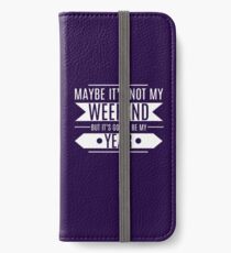 Weightless - White iPhone Wallet/Case/Skin