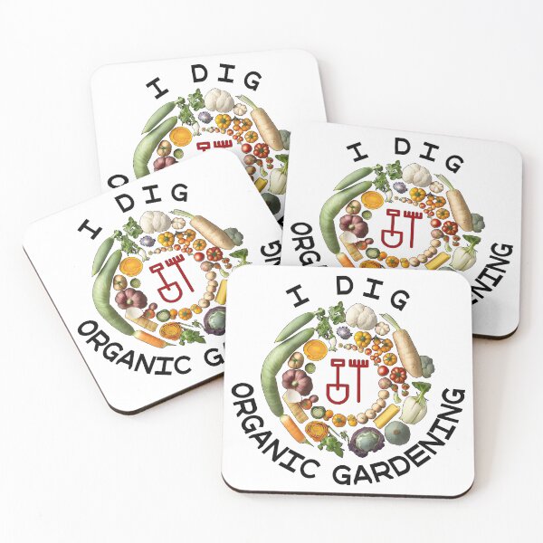 Item preview, I Dig Organic Gardening - An Organic Garden Design designed and sold by Mindful-Designs.