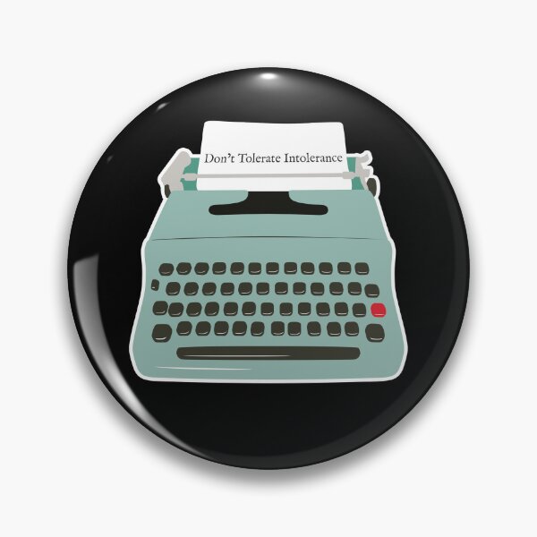 Item preview, Don’t Tolerate Intolerance Typewriter Version designed and sold by DzignSpace.