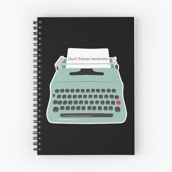 Item preview, Don’t Tolerate Intolerance Typewriter Version designed and sold by DzignSpace.