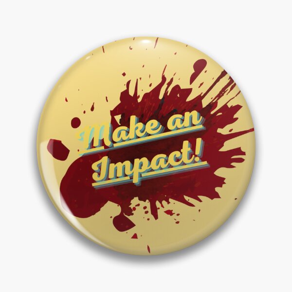 Item preview,  Make An Impact - Blood Spatter Sticker designed and sold by SceneOfTheCrime.