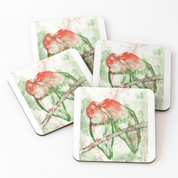 Item preview, Lovebirds designed and sold by HoneyGherkin.