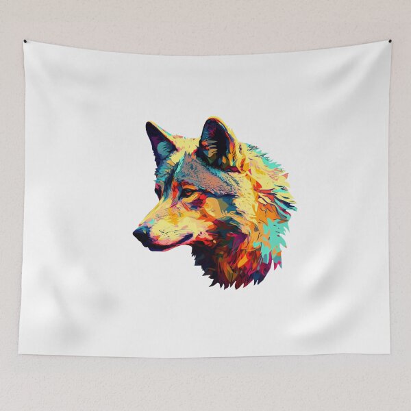 Item preview, Colorful Wolf designed and sold by NaNaSpaceStore.