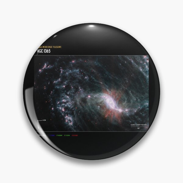 Artikelvorschau, James Webb Weltraumteleskop NGC 1365 im Detail (James Webb/JWST) entworfen und verkauft von PaintLabs.