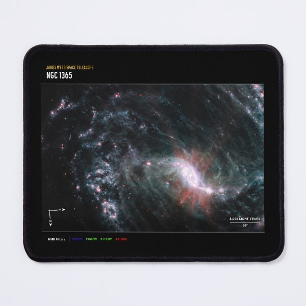 Item preview, James Webb Space Telescope NGC 1365 Detailed (James Webb/JWST) designed and sold by PaintLabs.