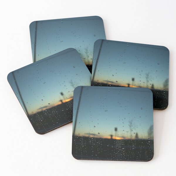 Item preview, car window with water drops designed and sold by Rosemarie  Caron.