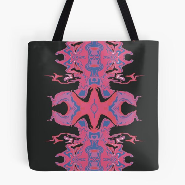 Item preview, Tactikles pink blue fluid abstract art acrylic  designed and sold by chuckletuckle.